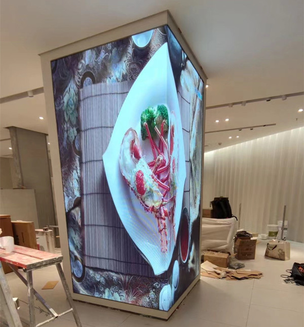 商場門店轉角LED顯示屏